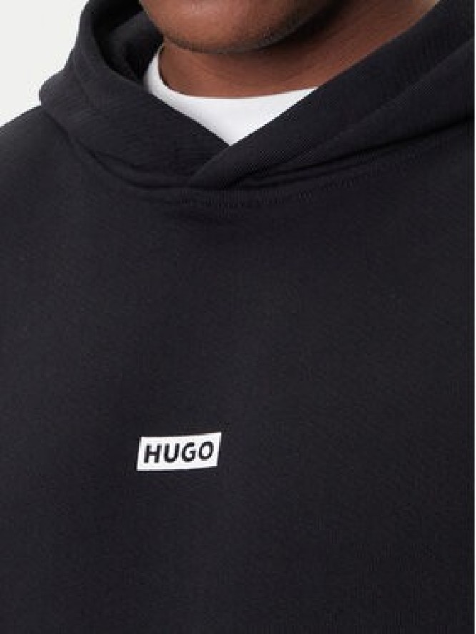 HUGO Bluza Nazardo 50510724 Czarny Loose Fit