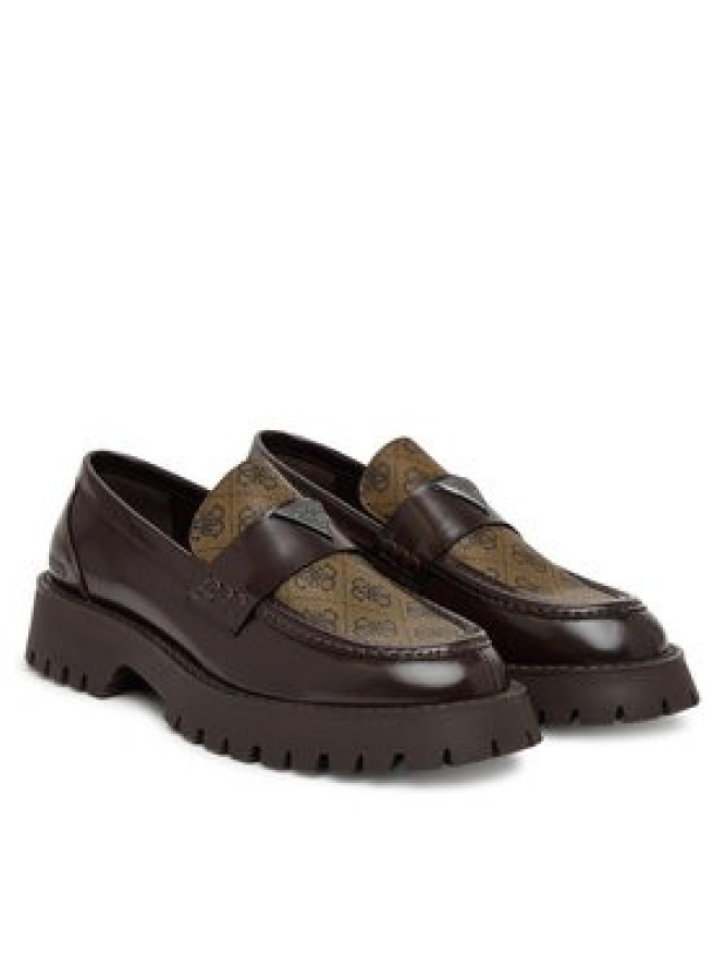 Guess Loafersy FMPGOR FAL14 Brązowy