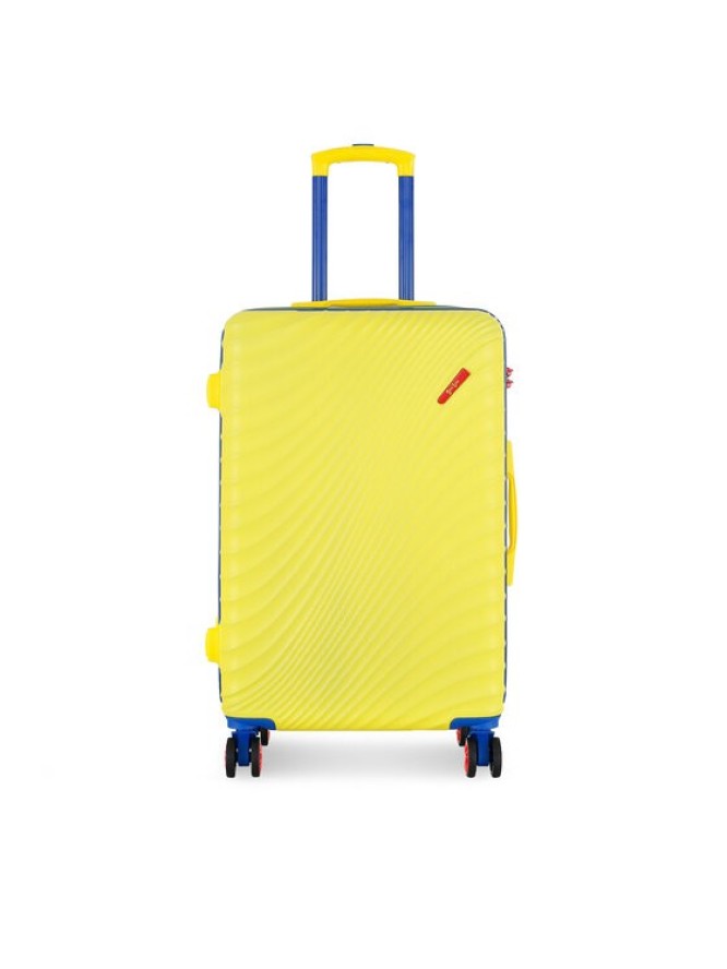 Semi Line Walizka średnia T5934-2 Żółty