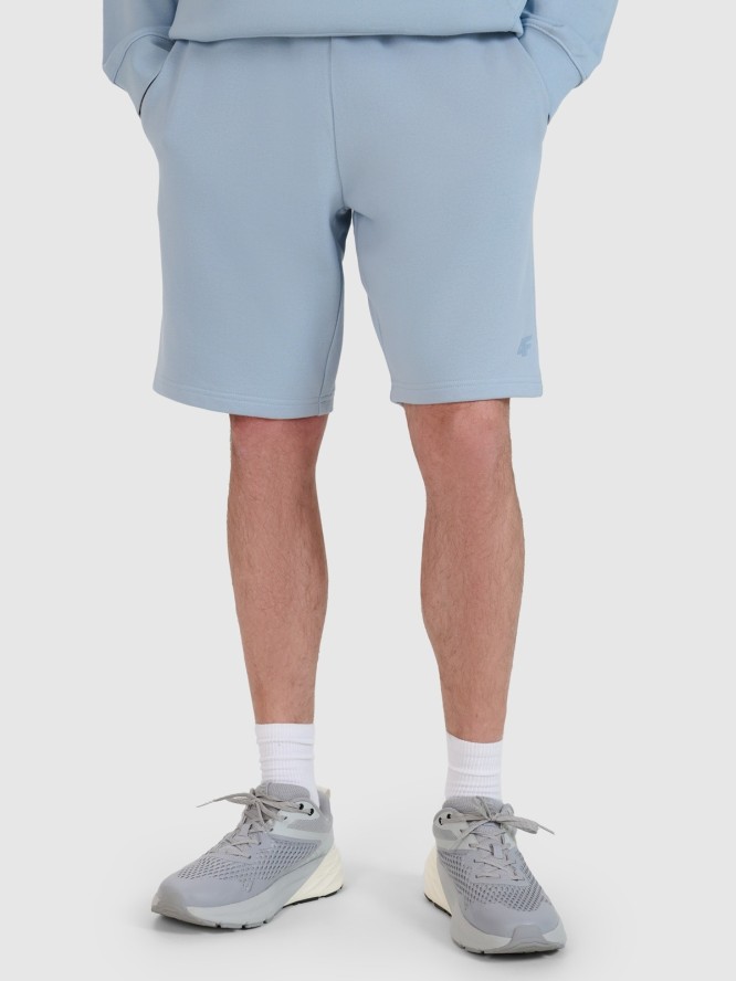 4F Spodenki dresowe męskie - niebieskie L