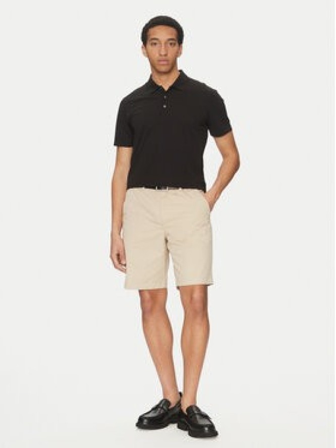 Calvin Klein Jeans Szorty materiałowe LV040EM618 Beżowy Regular Fit