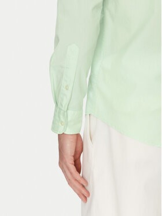 Tommy Hilfiger Koszula MW0MW37550 Zielony Regular Fit