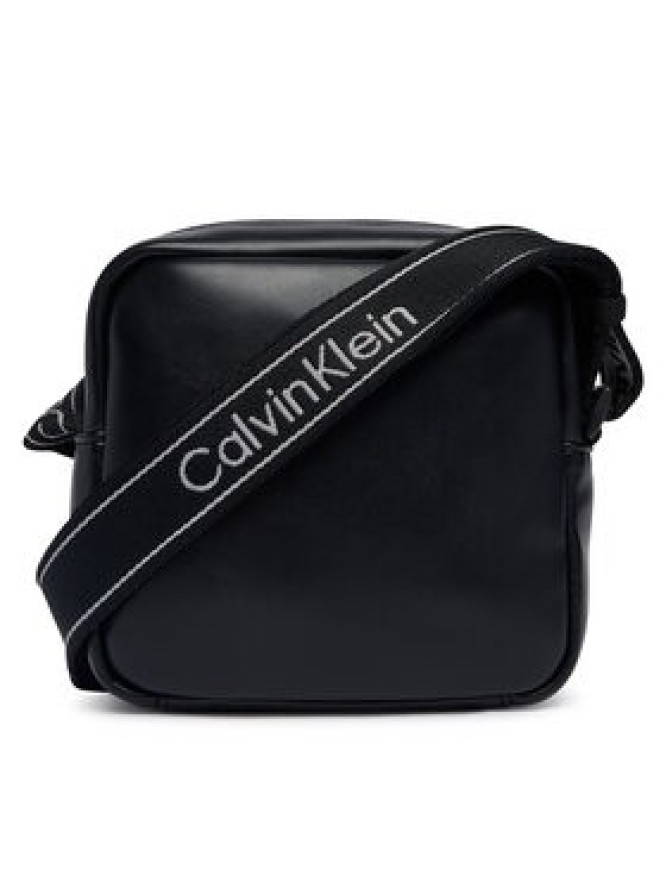 Calvin Klein Saszetka Bold Logo Webbing Square Crossbo LV04D3445G Czarny