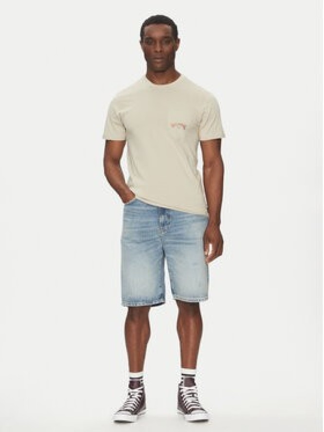 Billabong T-Shirt EBYZT00175 Beżowy Regular Fit