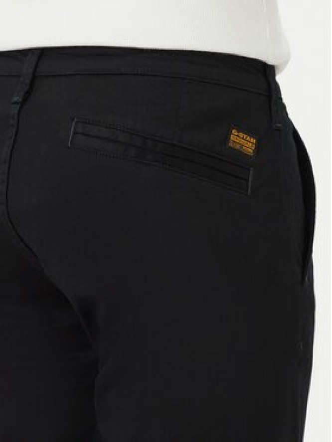 G-Star Raw Chinosy Chino 3.0 D25179 C105 Czarny Skinny Fit