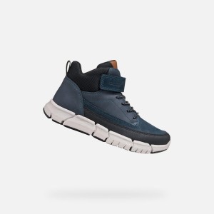 Buty GEOX J369BA 032ME J FLEXYPER BOY Niebieski