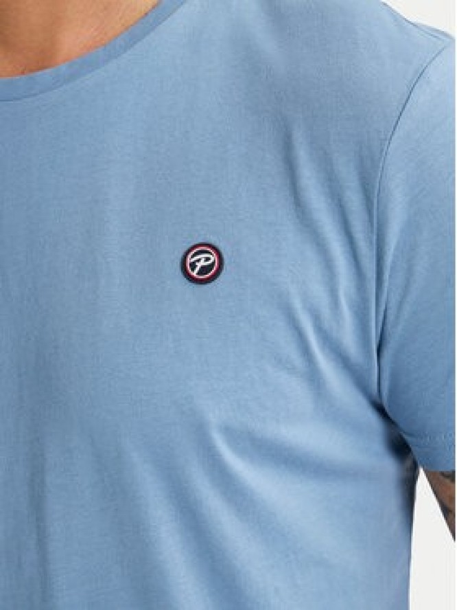 Petrol Industries T-Shirt M-ROS-TSR002 Błękitny Regular Fit
