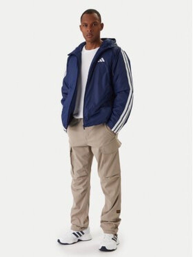 adidas Kurtka zimowa Essentials Climawarm 3-Stripes JM4040 Granatowy Regular Fit