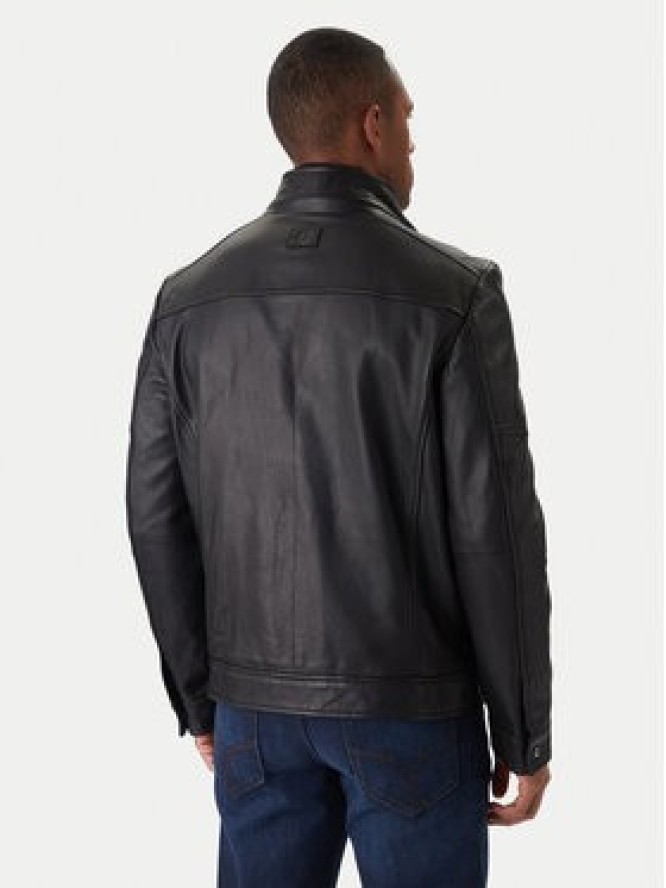 Milestone Kurtka skórzana Ms Franklin 531012 21265 Czarny Regular Fit