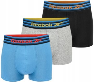 Bokserki majtki męskie bawełniane 3 pary REEBOK TRUNK KENT