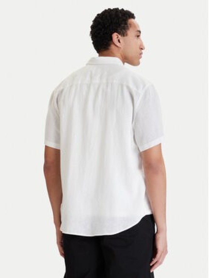 Calvin Klein Jeans Koszula LV04RF120G Biały Regular Fit