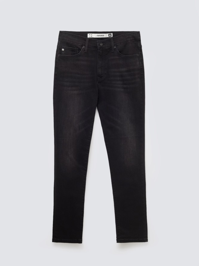 Jeansy męskie czarne Terry Carrot 956