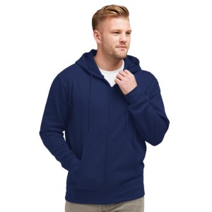 Męska Gładka Bluza Sportowa Z Kapturem Na Zamek