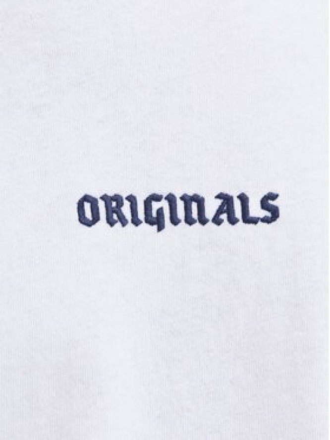 Jack & Jones T-Shirt Meadows Minimal 12283630 Biały Loose Fit