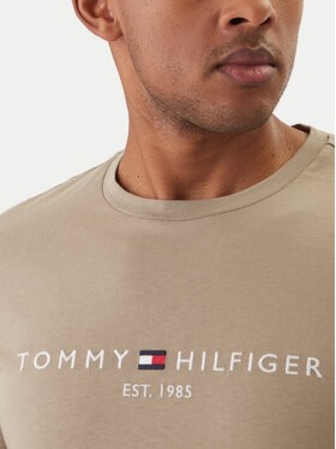 Tommy Hilfiger T-Shirt Logo MW0MW11797 Zielony Regular Fit