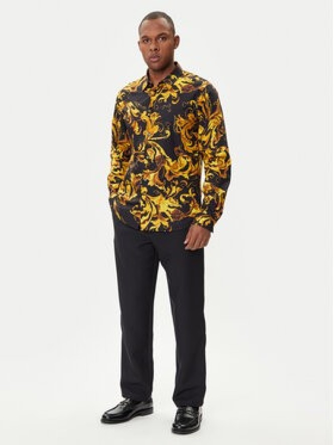 Versace Jeans Couture Koszula 79GAL2S0 NS698 Czarny Regular Fit