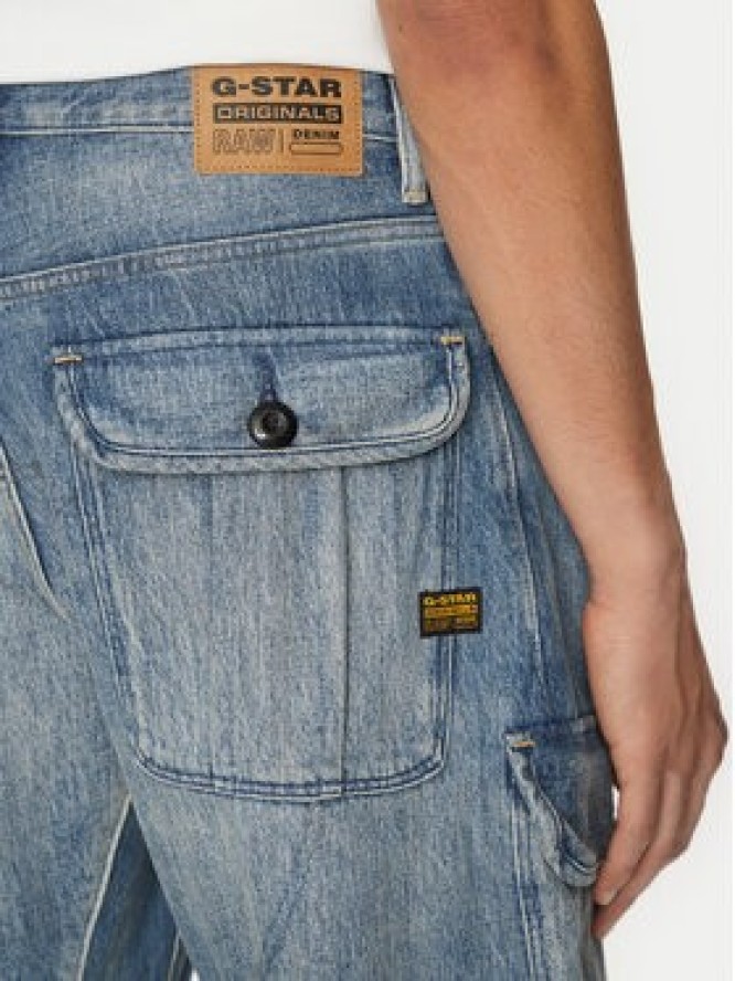 G-Star Raw Jeansy Bend 3D D26111-D499 H121 Niebieski Loose Fit