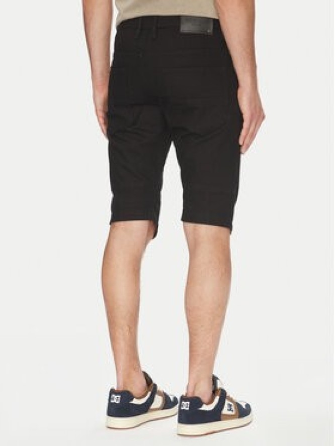INDICODE Szorty jeansowe Kem 70-172 Czarny Slim Fit