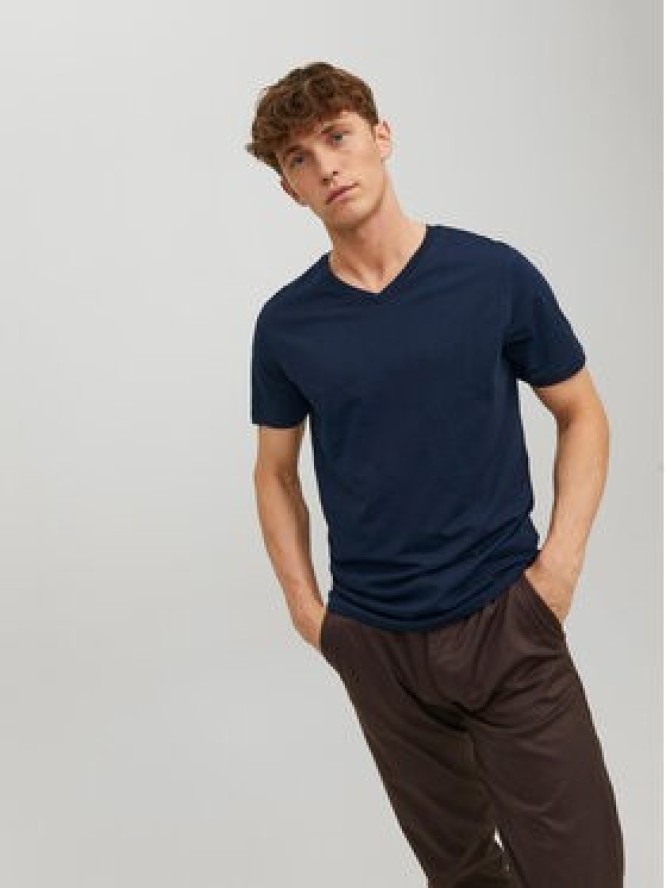 Jack & Jones T-Shirt Basic 12156102 Granatowy Standard Fit