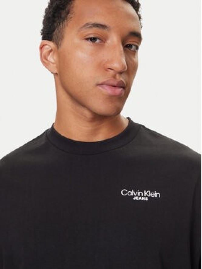 Calvin Klein Jeans T-Shirt LV04RD825G Czarny Regular Fit