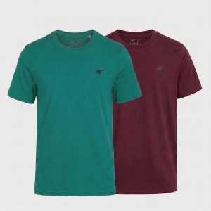KOSZULKA MĘSKA LIMITOWANA 4F T-SHIRT KOMPLET ZESTAW 2 SZTUKI 5XL M3948 SS26