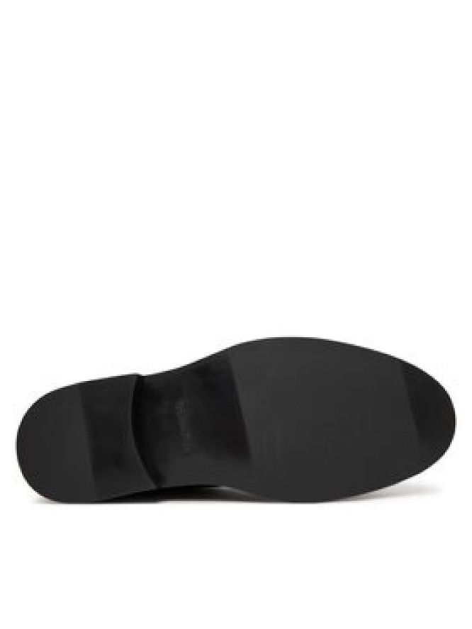 Calvin Klein Półbuty Ess Rubber Derby Lth HM0HM02056 Czarny