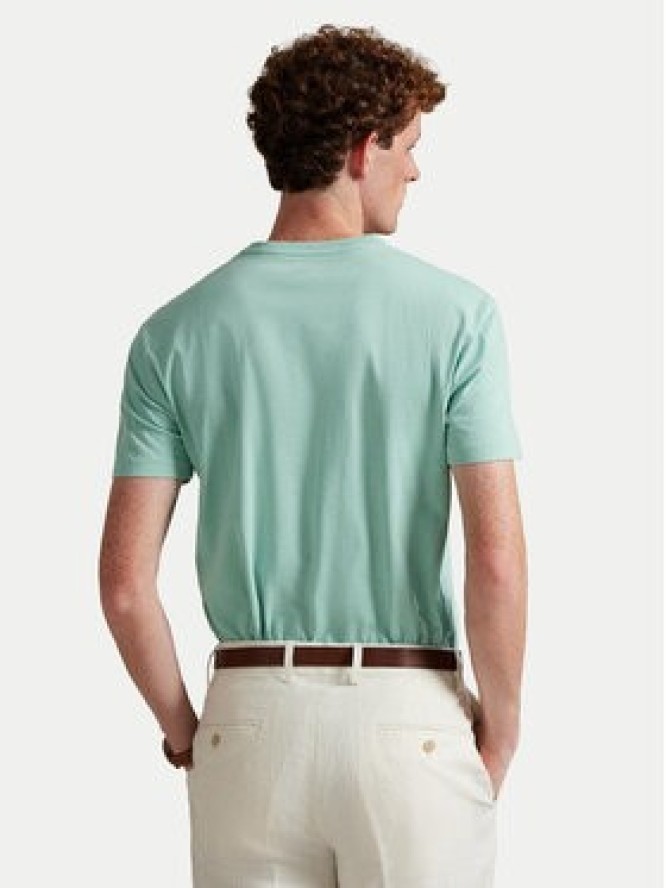 Polo Ralph Lauren T-Shirt 710671438507 Zielony Custom Slim Fit