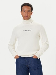 Guess Jeans Golf M5BR58 Z0561 Écru Regular Fit