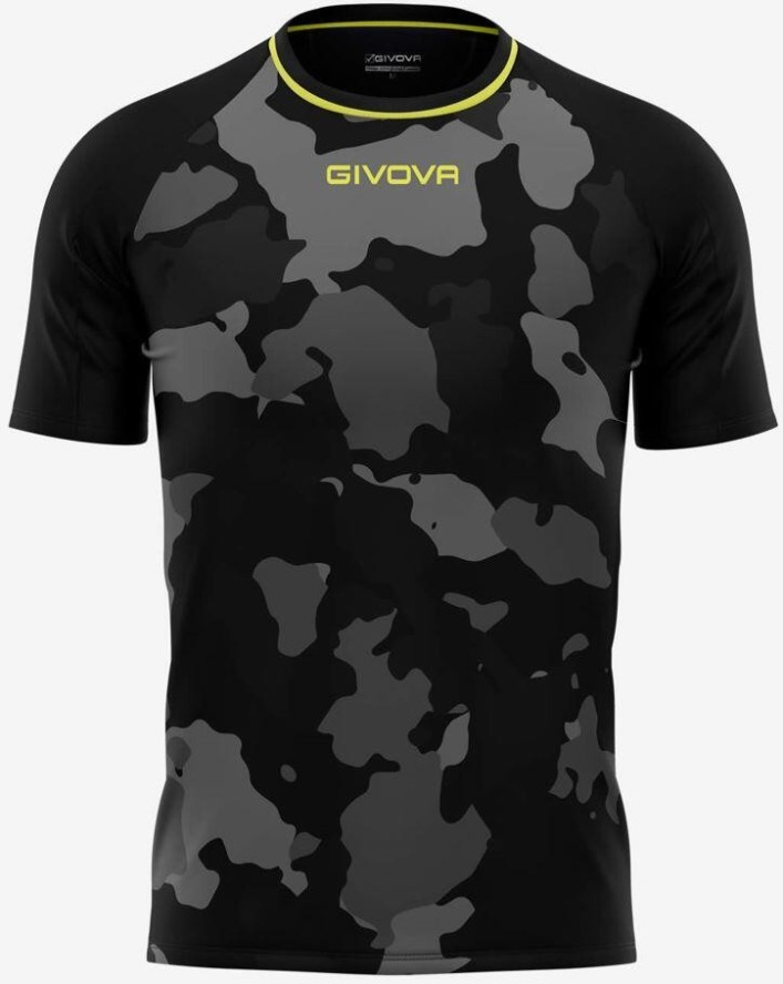 T-shirt męski Givova Army czarno-szary