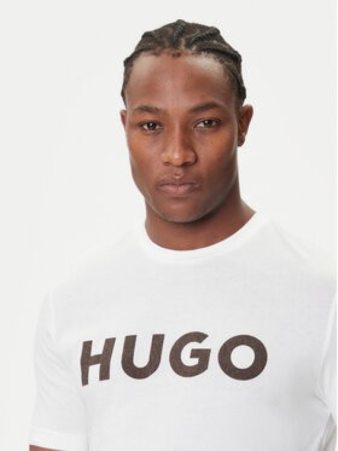 HUGO T-Shirt Dulivio 50542737 Écru Regular Fit