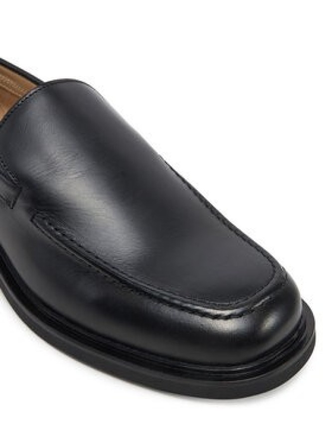 Calvin Klein Mokasyny Sq Rubber Onepiece Moccasin HM0HM01883 Czarny