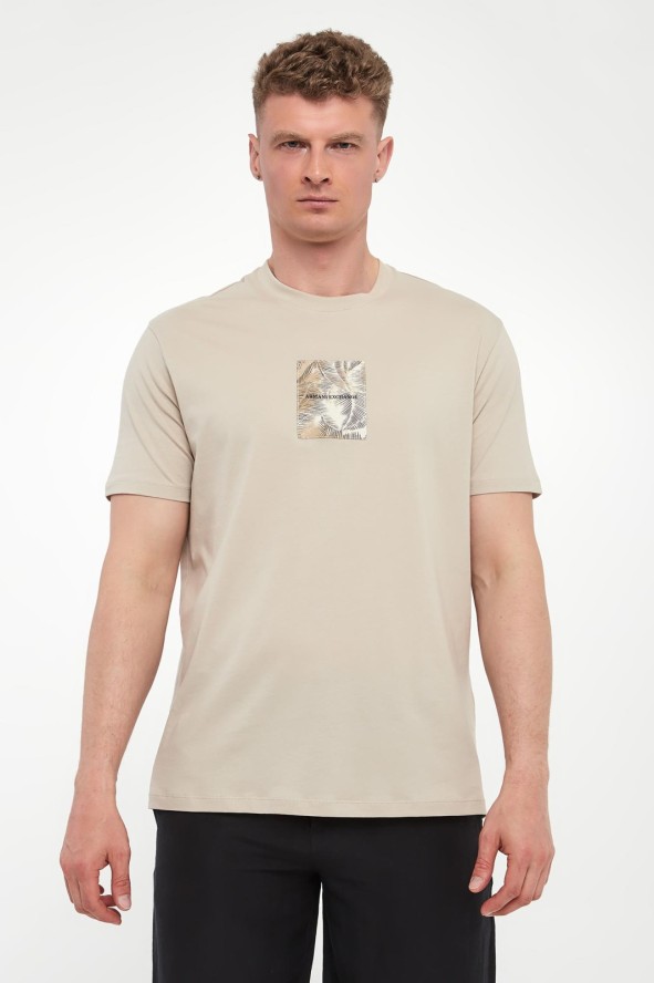T-shirt męski z logo ARMANI EXCHANGE