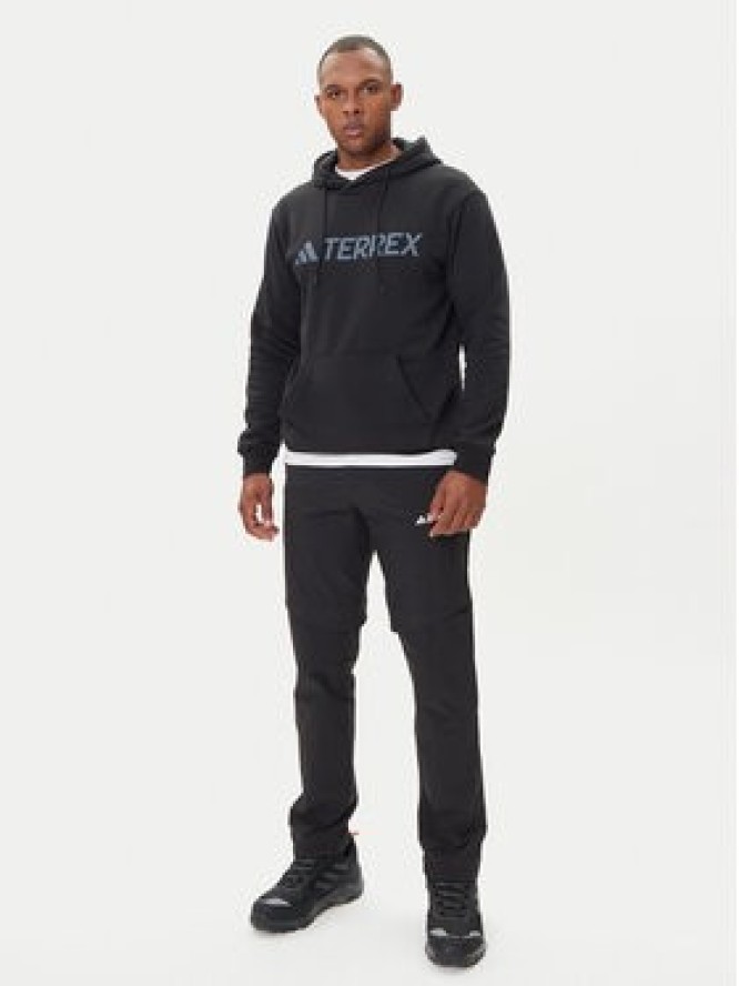 adidas Bluza Terrex Multi Large Logo IZ3305 Czarny Regular Fit
