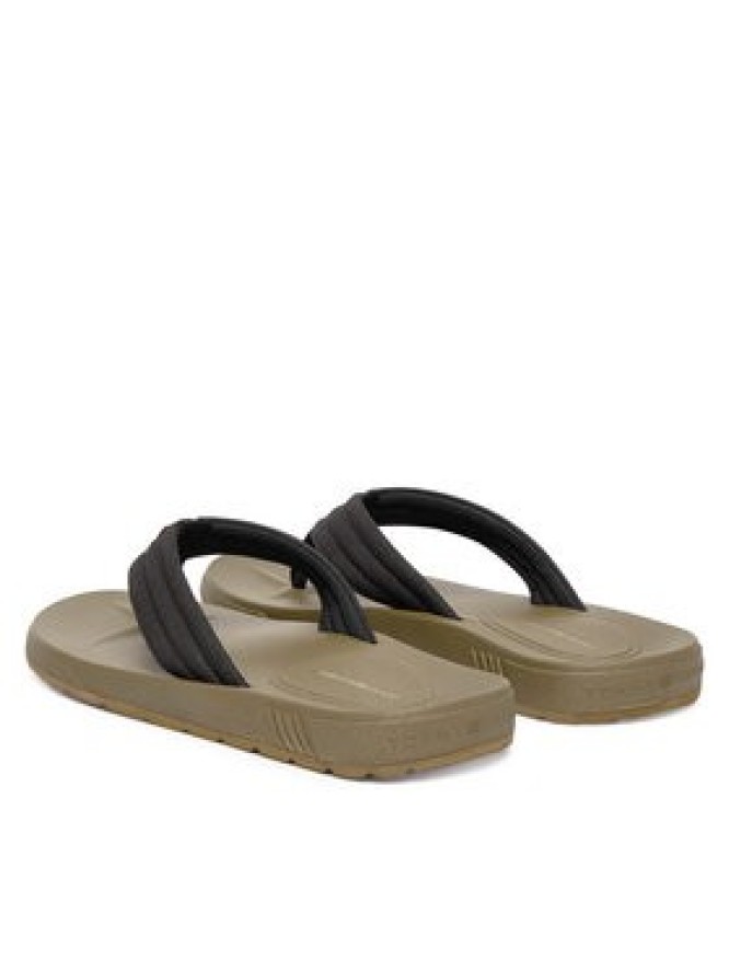 Tommy Hilfiger Japonki Molded Hilfiger Lth Beach Sandal FM0FM05802 Czarny