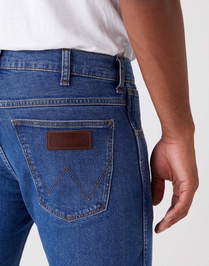 MĘSKIE SPODNIE JEANSOWE WRANGLER LARSTON BEST ROCKS W18SHR36B 112127512