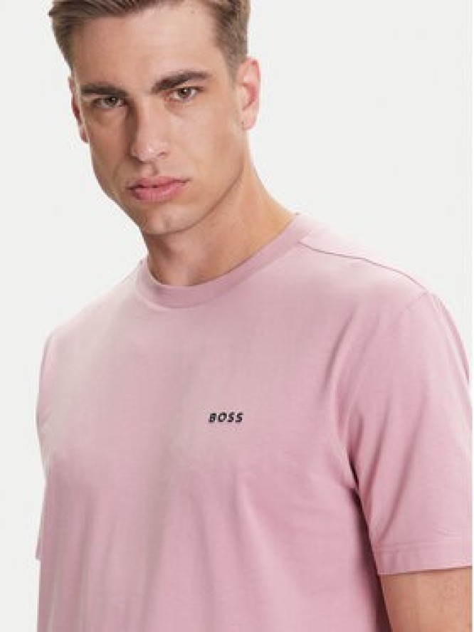 BOSS T-Shirt 50506373 Różowy Regular Fit
