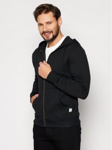 Jack & Jones Bluza Basic 12181901 Czarny Regular Fit