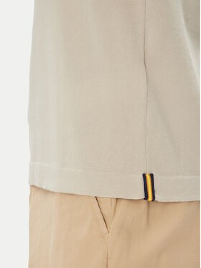 K-Way T-Shirt Combe K4126SW Beżowy Regular Fit