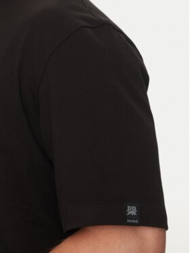 HUGO T-Shirt Deckies_RB 50542766 Czarny Regular Fit