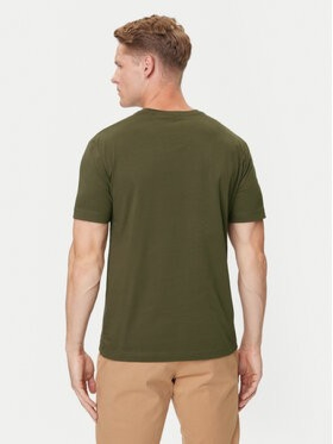 Gant T-Shirt Shield 2003184 Zielony Regular Fit