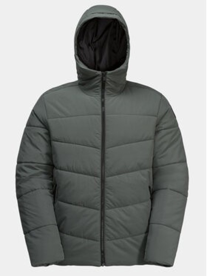 Jack Wolfskin Kurtka zimowa Karolinger Jkt 1207831 Zielony Regular Fit