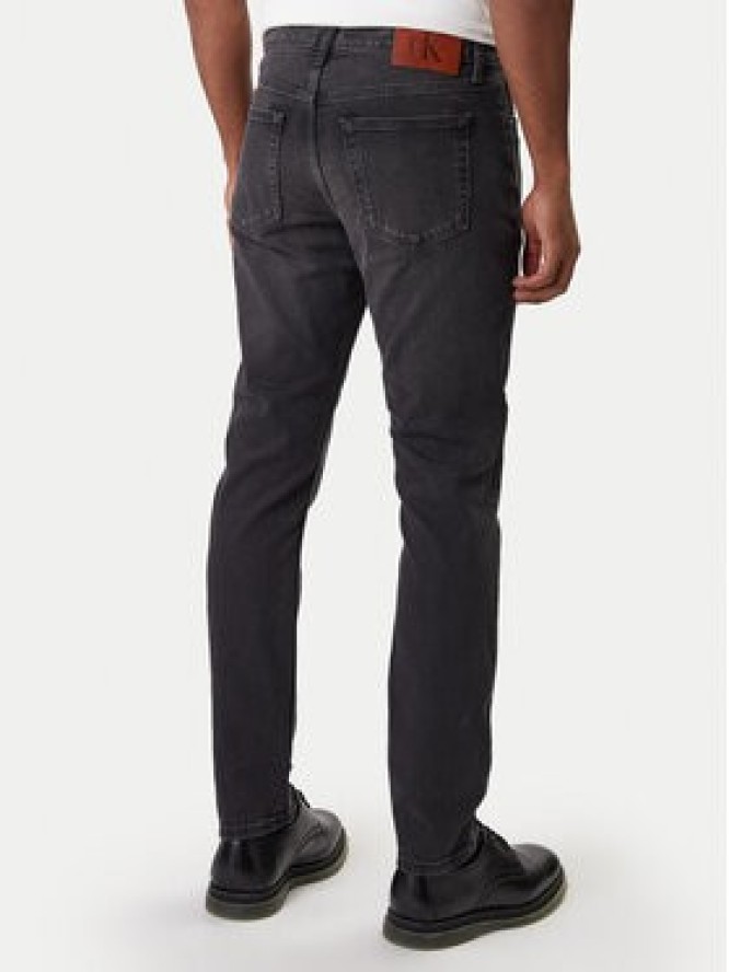 Calvin Klein Jeans Jeansy LV04RB754G Szary Slim Taper Fit