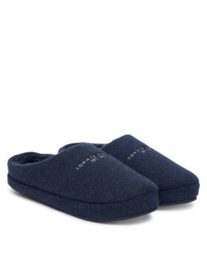 Tommy Hilfiger Kapcie Felt House FM0FM05614 Granatowy