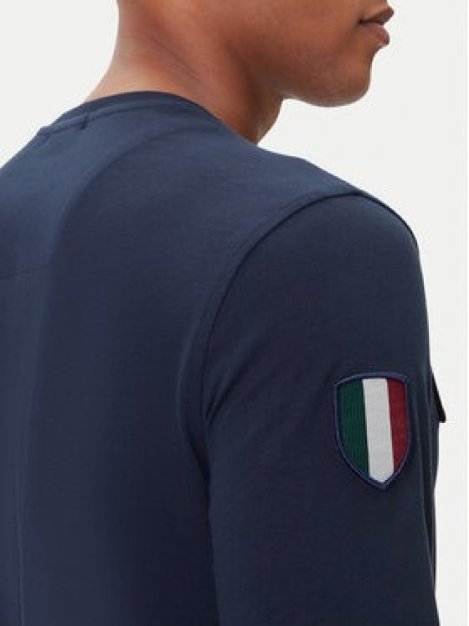 Aeronautica Militare Longsleeve 252TS2488UJ00710 Granatowy Regular Fit