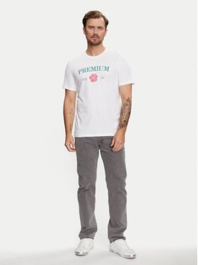 Jack & Jones T-Shirt Jprblaalfie 12259673 Biały Regular Fit