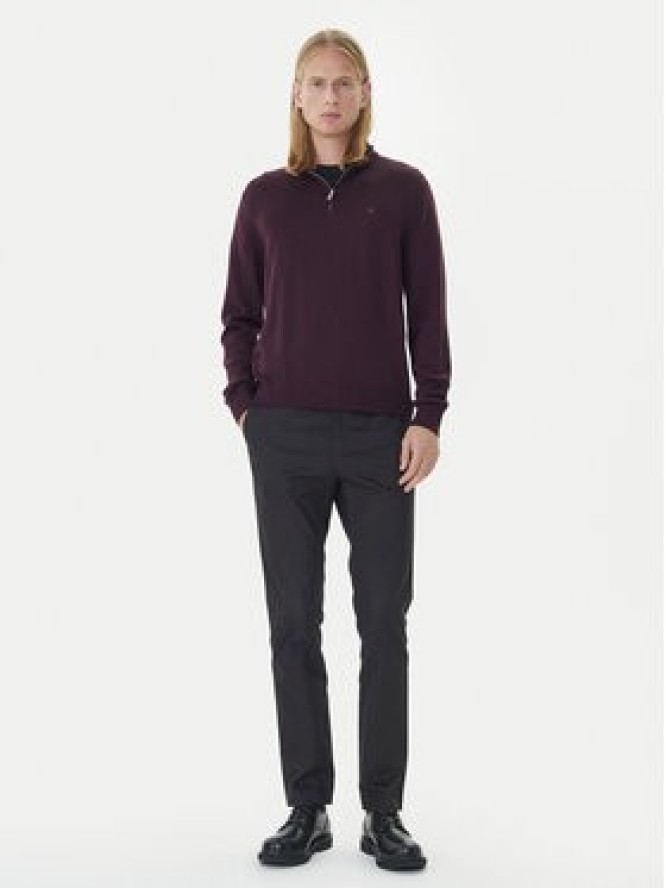 Calvin Klein Chinosy LV04LD613G Czarny Slim Fit