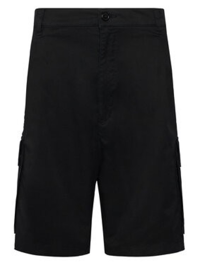 HUGO Szorty materiałowe Craysen 50556891 Czarny Straight Fit