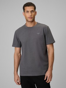4F T-shirt regular gładki męski (2-pack) - multikolor L