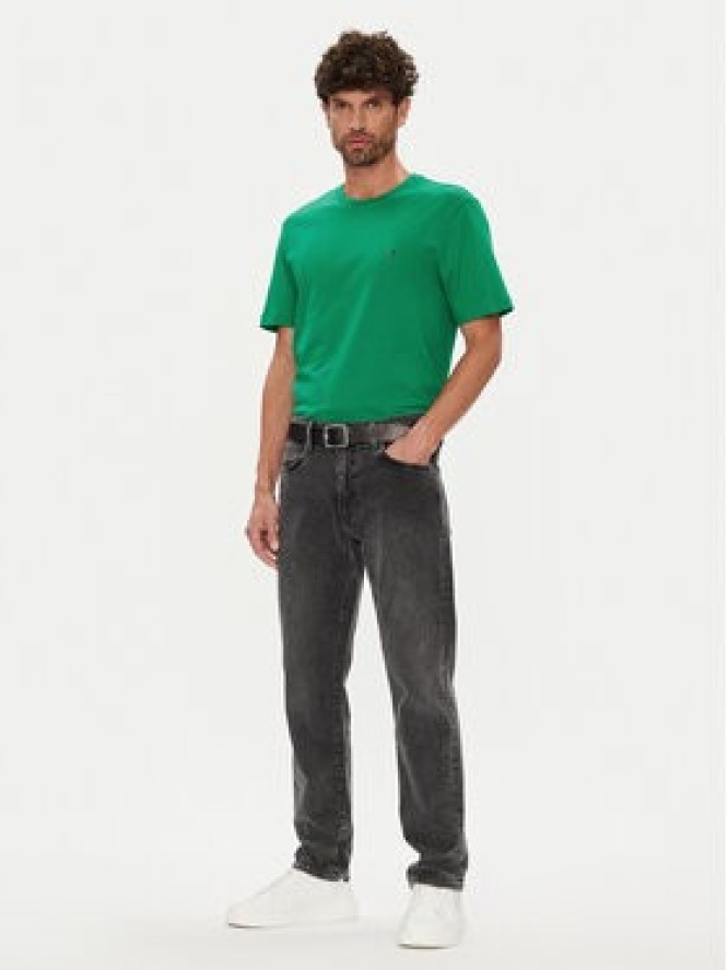 Tommy Hilfiger T-Shirt Ess Seasonal MW0MW39995 Zielony Regular Fit