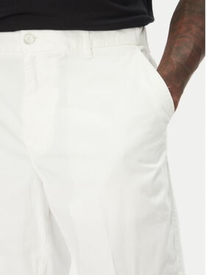 BOSS Szorty materiałowe H-Slice 50540743 Biały Slim Fit